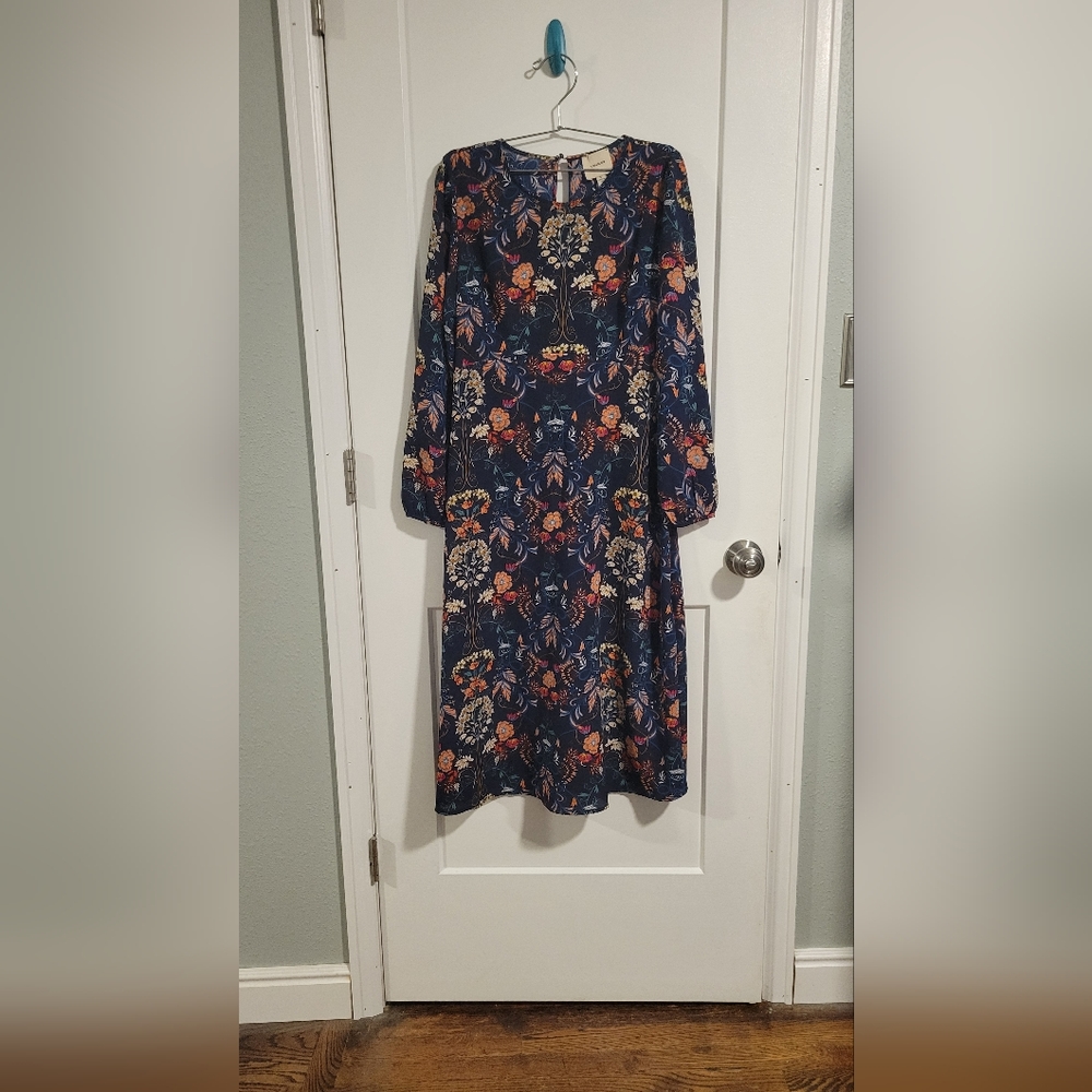 I.Madeline long sleeve, maxi dress, with empire waist